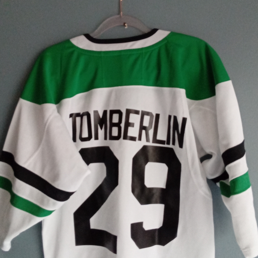 Dallas Stars Tomberlin 29 Hockey Jersey White Green Black‎ NHL